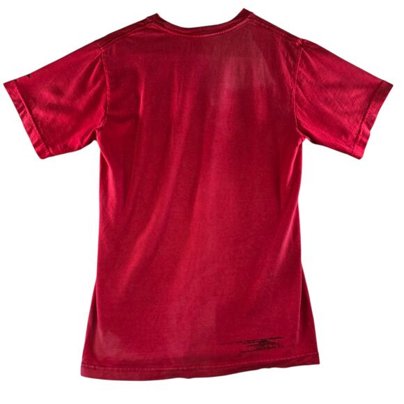 Y2K Hurley Kids T-Shirt Red Size L - Picture 2 of 12